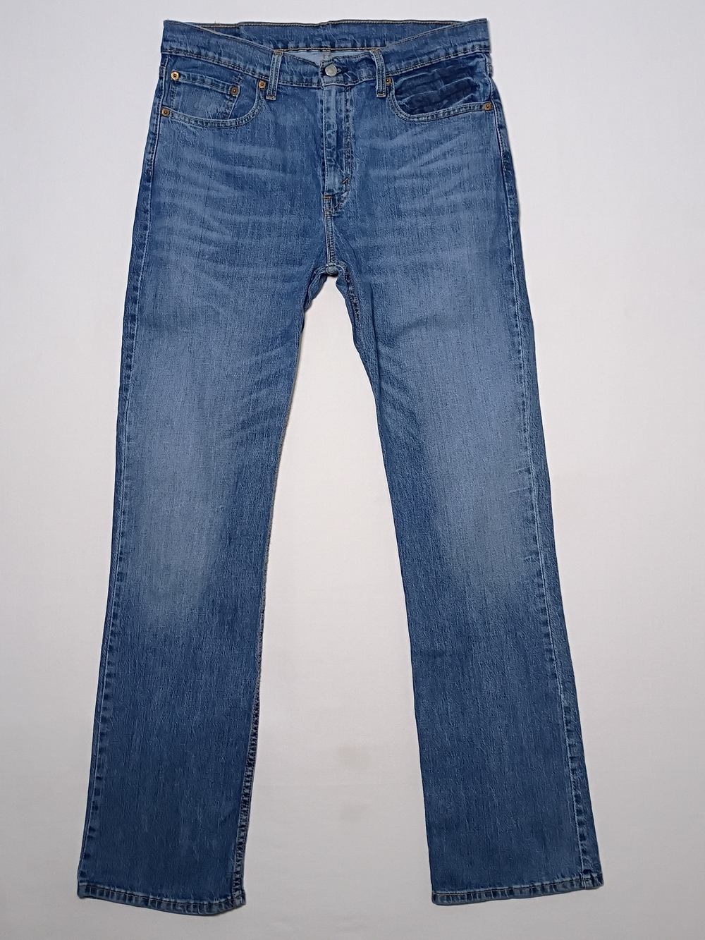 Levi's 527 Mens Slim Boot Jeans 34X34 Medium Blue Wash Denim